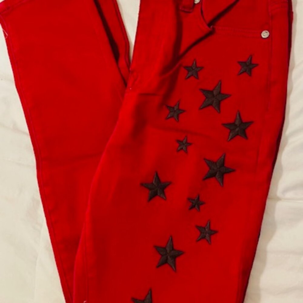 DG2 Red pants with Blue stars